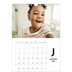 Calendrier photo A4 (20 x 30 cm) — Projecteur sur les lettres [Janvier]