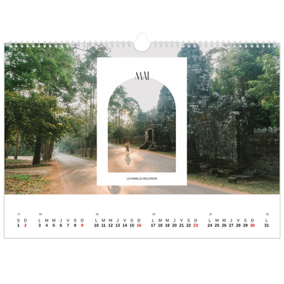 Calendrier photo A3 — L'arche ouverte [Mai]