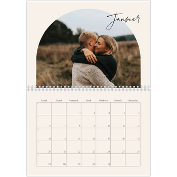 Calendrier photo A4 double — Arche de souvenirs