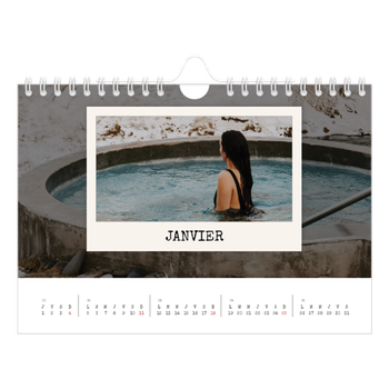 Calendrier photo A5 — L'édition portrait