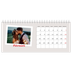 Calendrier de bureau — Signature carmin [Février]