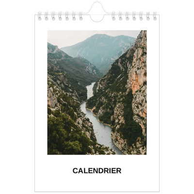 Calendrier photo A5 — Simple photo [couverture]