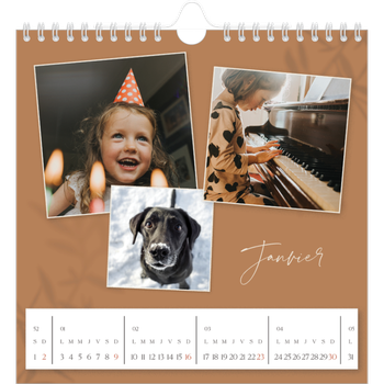 Calendrier photo carré — Terre à terre