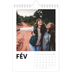Calendrier photo A5 — Espace blanc [Février]