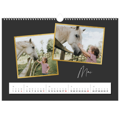 Calendrier photo A3 — Tellement de souvenirs [couverture]