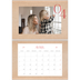Calendrier photo A4 double (30 x 40 cm) — Touches de rouge [Avril]
