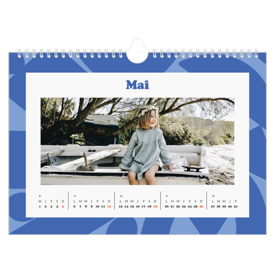 Calendrier photo A4 — Jeu de motifs [couverture]