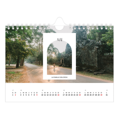 Calendrier photo A5 — L'arche ouverte [Mai]
