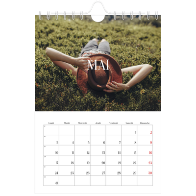 Calendrier photo A5 — Évasion sans fin [Mai]