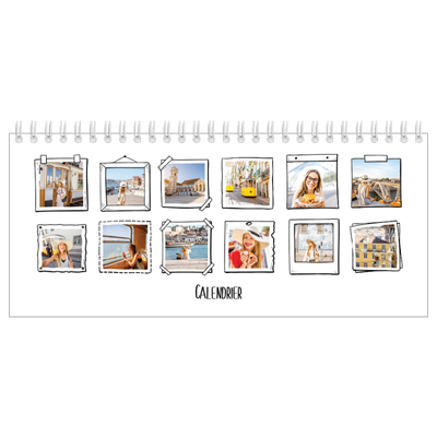 Calendrier de bureau — Instants d'album photo [couverture]