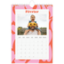 Calendrier photo A5 — Jeu de motifs [Février]