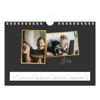 Calendrier photo A5 — Tellement de souvenirs [Mars]
