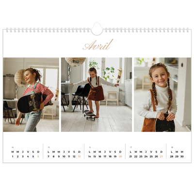 Calendrier photo A3 — Diaporama [Avril]
