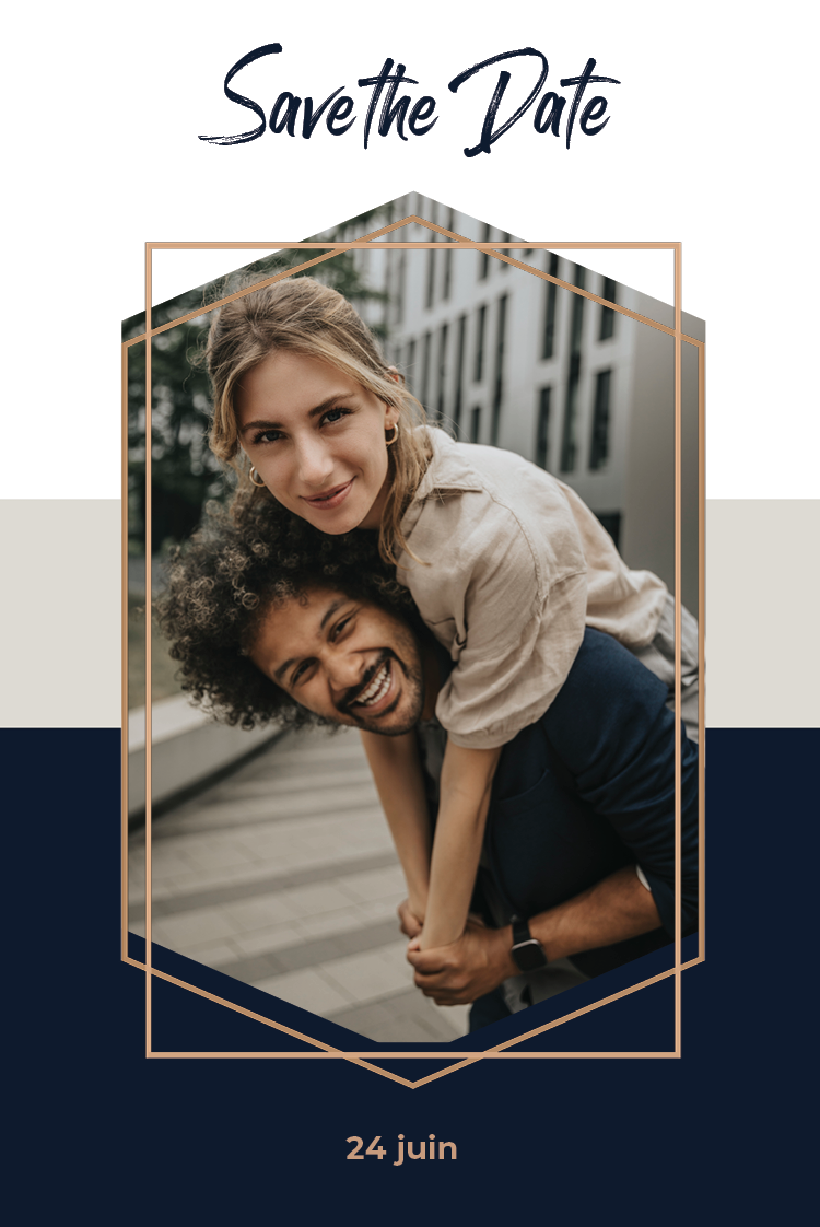 Save the date — Graphique élégant