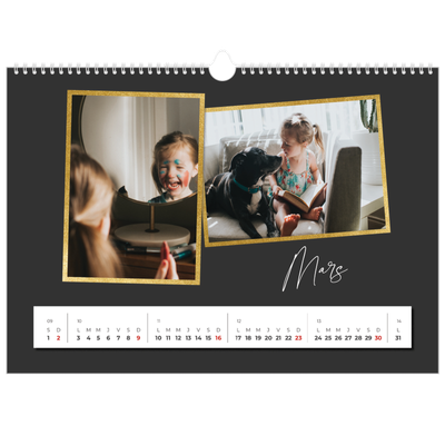 Calendrier photo A3 — Tellement de souvenirs [Mars]