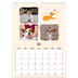 A3 Calendrier annuel — Pattes de chien et gribouillis [couverture]
