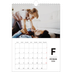 Calendrier photo A4 (20 x 30 cm) — Projecteur sur les lettres [Février]