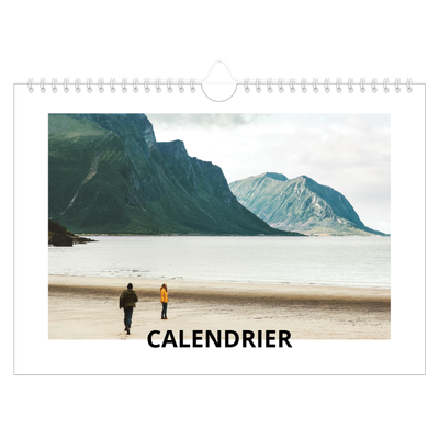 Calendrier photo A4 — Espace blanc [couverture]