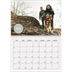 Calendrier photo A4 double (30 x 40 cm) — Gommettes photo [Mars]
