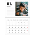 Calendrier photo A4 double (30 x 40 cm) — Sérif et moments [Janvier]