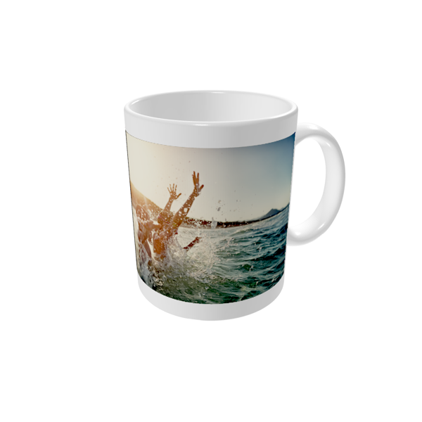 Mug personnalisé — Effet ruban adhésif