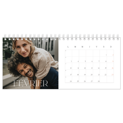 Calendrier de bureau — Plus grand que la vie [Février]