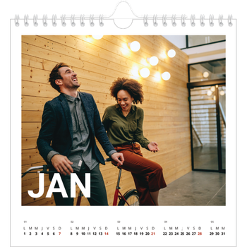 Calendrier photo carré — Grand mois