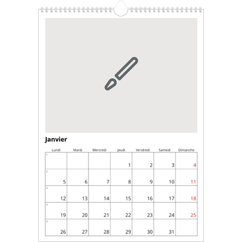 Calendrier photo A3 — Créez votre produit