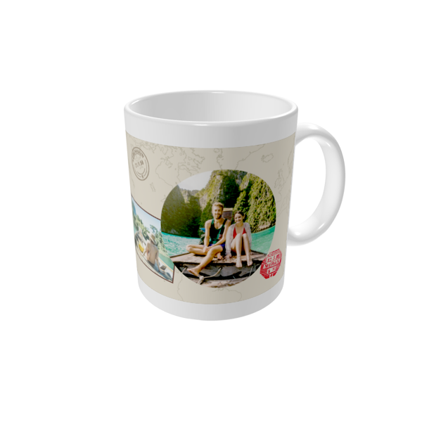 Mug personnalisé — Mes voyages