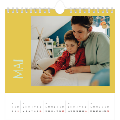 Calendriers annuels carré — Tout en couleurs [couverture]