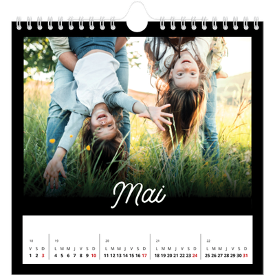 Calendriers annuels carré — Diapositive [couverture]