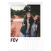 Calendrier photo A4 (20 x 30 cm) — Espace blanc [Février]