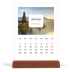 Calendrier de bureau support bois - portrait  — Toute l'histoire [Février]