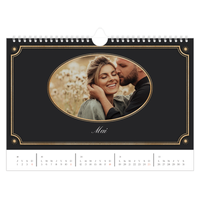 Calendrier photo A4 — Classique vintage [couverture]