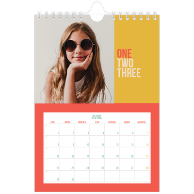 Calendrier photo A5 — Fun et moderne [Avril]