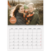 Calendrier photo A4 double (30 x 40 cm) — Gommettes photo [Janvier]