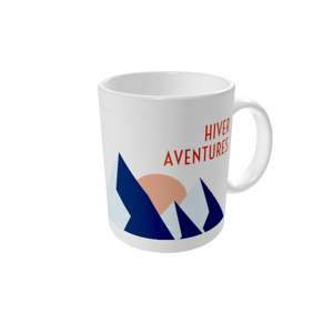 Mug personnalisé — Sommets d'hiver