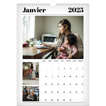 Calendrier photo A3 — Une de magazine