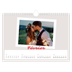 Calendrier photo A4 — Signature carmin [Février]
