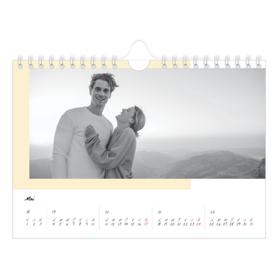 Calendrier photo A5 — Écrans de couleur [couverture]