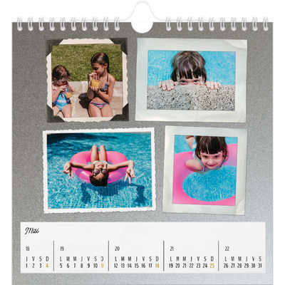 Calendriers annuels carré — Collection de photos [couverture]