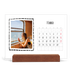 Calendrier de bureau support bois - paysage   — Instants d'album photo [Février]