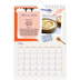 Calendrier photo A5 — Une année de recettes [couverture]