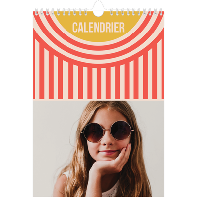 Calendrier photo A4 (20 x 30 cm) — Fun et moderne [couverture]
