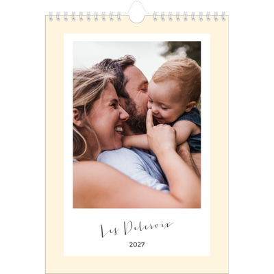 Calendrier familial A4 — Agenda moderne - Famille de 3 [couverture]