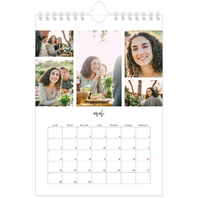 Calendrier photo A5 — Arrangements photo [Avril]