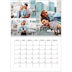 Calendrier photo A4 double (30 x 40 cm) — Superposition pinceau [Mars]