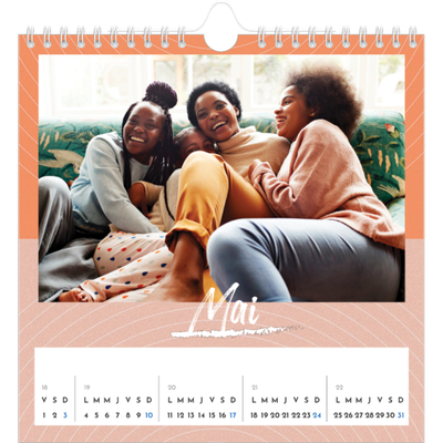 Calendriers annuels carré — Papier peint acidulé [couverture]