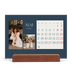 Calendrier de bureau support bois - paysage   — Ardoise et sérifs [couverture]