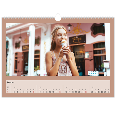 Calendrier photo A3 — Terracotta [Février]
